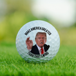Load image into Gallery viewer, Funny Trump Golf Ball, Make America Greater than that swing, Donald Trump Golf Ball