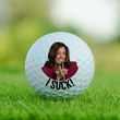 Load image into Gallery viewer, I suck Kamala Harris Golf Ball
