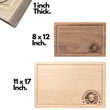 Load image into Gallery viewer, Trump Cutting board 1 Inch thick with Juice grove Make America Great Again Cutting Board