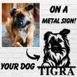 Load image into Gallery viewer, Dog Portrait Custom Metal Sign