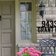 Load image into Gallery viewer, Metal Address Sign for House