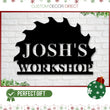 Load image into Gallery viewer, Christmas Gift, Metal Sign, Personalized Metal Sign, Custom Sign, Christmas Gift Ideas, Christmas Monogram, Christmas Metal Sign, Bestseller
