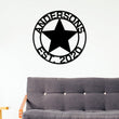 Load image into Gallery viewer, Family Name Metal Star Sign, Metal Wall Art, Housewarming Gift, Wedding Gift, Personalized Metal Wall Art, Custom Metal Wall Decor, Texas