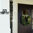 Load image into Gallery viewer, Metal Address Sign, Address Plaque, Metal house numbers, Custom Address Sign, Home Address Sign, Address Number, Bestseller, Personalized