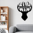 Load image into Gallery viewer, Deer Head Name Custom Metal Sign