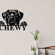 Load image into Gallery viewer, Black Labrador Dog Breed Custom Metal Sign