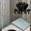 Load image into Gallery viewer, Black Labrador Dog Breed Custom Metal Sign