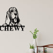 Load image into Gallery viewer, Bloodhound Dog Breed Custom Metal Sign