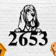 Load image into Gallery viewer, Bloodhound Dog Breed Custom Metal Sign