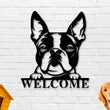 Load image into Gallery viewer, Boston Terrier Dog Breed Custom Metal Sign