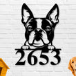 Load image into Gallery viewer, Boston Terrier Dog Breed Custom Metal Sign