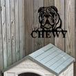 Load image into Gallery viewer, Bulldog Dog Breed Custom Metal Sign