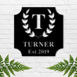 Load image into Gallery viewer, Family Name Est. Custom Metal Sign