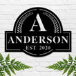 Load image into Gallery viewer, Family Name Custom Metal Sign