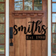 Load image into Gallery viewer, Family Name Custom Metal Sign