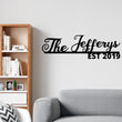 Load image into Gallery viewer, Family Name Est. Custom Metal Sign