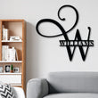 Load image into Gallery viewer, Last Name Custom Metal Sign