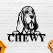 Load image into Gallery viewer, Bloodhound Dog Breed Custom Metal Sign