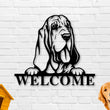 Load image into Gallery viewer, Bloodhound Dog Breed Custom Metal Sign