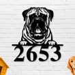 Load image into Gallery viewer, English Mastiff Dog Breed Custom Metal Sign
