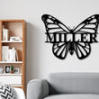 Load image into Gallery viewer, Butterfly Address Metal Sign