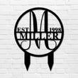 Load image into Gallery viewer, Circle Family Name Est. Custom Metal Sign