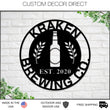 Load image into Gallery viewer, Personalized Brewery Metal Sign, Gift For Him, Boyfriend Gift, Husband Gift, Metal Wall Art, Housewarming Gift, Metal Sign, Metal Wall Yorch