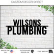 Load image into Gallery viewer, Christmas Gift, Plumber Sign, Small Business Sign, Plumber Gift, Metal Sign, Business owner Gift, Plumber, Personalized Sign, Custom Sign