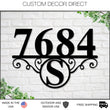 Load image into Gallery viewer, Metal House Number Sign, Address Plaque, Address Number Sign, Metal Address Sign, Numbers, Personalized Number, Housewarming gifts, Custom