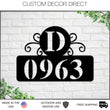 Load image into Gallery viewer, Custom Metal Address Sign, Rectangle Metal House Numbers, Outdoor Metal, Mailbox Sign, Metal Address Plaque, Housewarming Gift, Metal