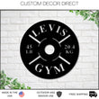 Load image into Gallery viewer, Personalized Metal Gym Sign, Custom Gym Business Name Sign, Gym Sign, Home Workout Name Sign, Gift For Workout Lover, Gym Metal Wall Art