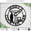 Load image into Gallery viewer, Christmas Gift, Holiday Sale, Bar Sign, Metal Sign, Custom Bar Sign, Cocktail Signs, Wedding Signs, Custom Sign, Rustic, Man Cave Signs