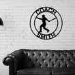 Load image into Gallery viewer, Personalized Metal Baseball Sign, Sports Decor for Man Cave, Coach Gift, Baseball Sign for Boys Room, Batting Cage Sign