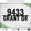 Load image into Gallery viewer, Metal Address Sign for House