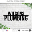 Load image into Gallery viewer, Plumber Sign, Small Business Sign, Plumber Gift, Metal Sign, Business owner Gift, Plumber, Personalized Sign, Custom Sign