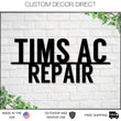 Load image into Gallery viewer, Black Friday Sale, AC Business sign, Air Conditioning Business, AC Sign, Business Sign, Custom Busines Sign, LLC sign, Personalized Business