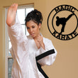 Load image into Gallery viewer, Martial Arts Sign, Karate Metal Sign, MMA Gym Sign, Brazilian Jiu-Jitsu, Judo, Karate Dojo Decor, Taekwondo Custom Sign