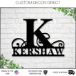 Load image into Gallery viewer, Personalized Family Name Metal Sign, Metal Family Sign, Last Name Plaque, Custom Name Sign, Metal Address sign, Wedding, Established sign