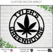 Load image into Gallery viewer, Personalized Marijuana Sign, Weed Metal Wall Decor, Marijuana Dispensary Sign, Cannabis Wall Art, Marijuana Leaf Metal Sign, Stoners Smokers