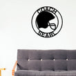 Load image into Gallery viewer, Personalized Steel Metal Football Helmet & Number Sign, Football Gift for Boys, Personalized Football for boys room, Sign, Coach Sign
