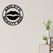 Load image into Gallery viewer, Hair Salon Sign, Metal hair Stylist Sign, Personalized Salon, Custom Booth Sign, hair Stylist Gift, Hair Salon Wall Art, Makeup Salon Sign