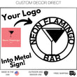 Load image into Gallery viewer, Black Friday, Cyber Monday Sale, Custom Sign, Your Custom Text Metal Sign, Your Logo Here Sign, Metal Sign Custom, Your Text Here , Custom