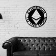 Load image into Gallery viewer, Ethereum Sign, Metal Ethereum Sign, Personalized Ethereum , Custom Cryptocurrency Sign, Ethereum Gift, Ethereum Wall Art, Ethereum Crypto