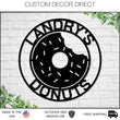 Load image into Gallery viewer, Donut Shop Sign, Personalized Donuts Sign, Donut Shop Decor, Custom Donut Shop Sign, Donut Stand Open Sign, Business Donut Sign