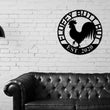 Load image into Gallery viewer, Rooster House Sign, Our Little Coop Sign, Personalized Rooster Sign, Custom Rooster House Sign, Rooster Decor, Chicken Sign, Rustic Sign