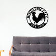 Load image into Gallery viewer, Rooster House Sign, Our Little Coop Sign, Personalized Rooster Sign, Custom Rooster House Sign, Rooster Decor, Chicken Sign, Rustic Sign