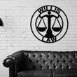 Load image into Gallery viewer, Custom Law Firm Metal Sign, Personalized Lawyer Sign, Lawyer Gift, Attorney Metal Sign, Law Student Gift, Judge Gift, Lawyer Office Decor