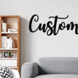 Load image into Gallery viewer, Custom Text Metal Sign