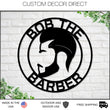 Load image into Gallery viewer, Personalized Barber Sign, Custom Barber Shop Sign, Barbershop Open Sign, Business, Gift for Barber