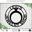 Load image into Gallery viewer, Jewelry Shop Sign, Personalized Jeweler Sign, Gift for Jeweler, Jewelry Shop Decor, Jewelry Business Sign, Personalized Custom Jewelry Sign